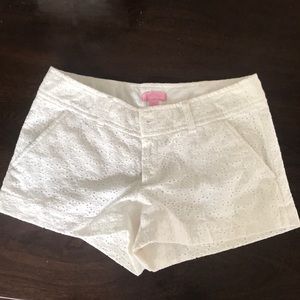 Lilly Pulitzer White Shorts